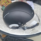 cycle helmet with visor and vents easy size adjust system 