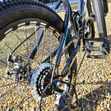 KIDS BIKE 20 inch Push Bike with disc brakes and gears Black Teal