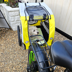 pet carrier trailer for bike