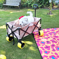 wagon beach cart wide wheel beach cart