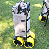 wagon beach cart wide wheel beach cart