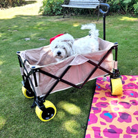 wagon beach cart wide wheel beach cart