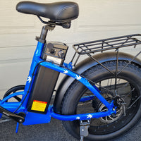 SMLRO Fat Tyre Step Through E-Bike Peggy Blue 48V
